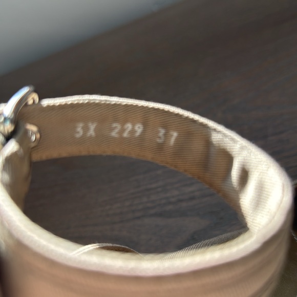 Authentic Prada size 37 canvas and seisel peep toe Mary Jane wedge sandal. - Picture 8 of 8